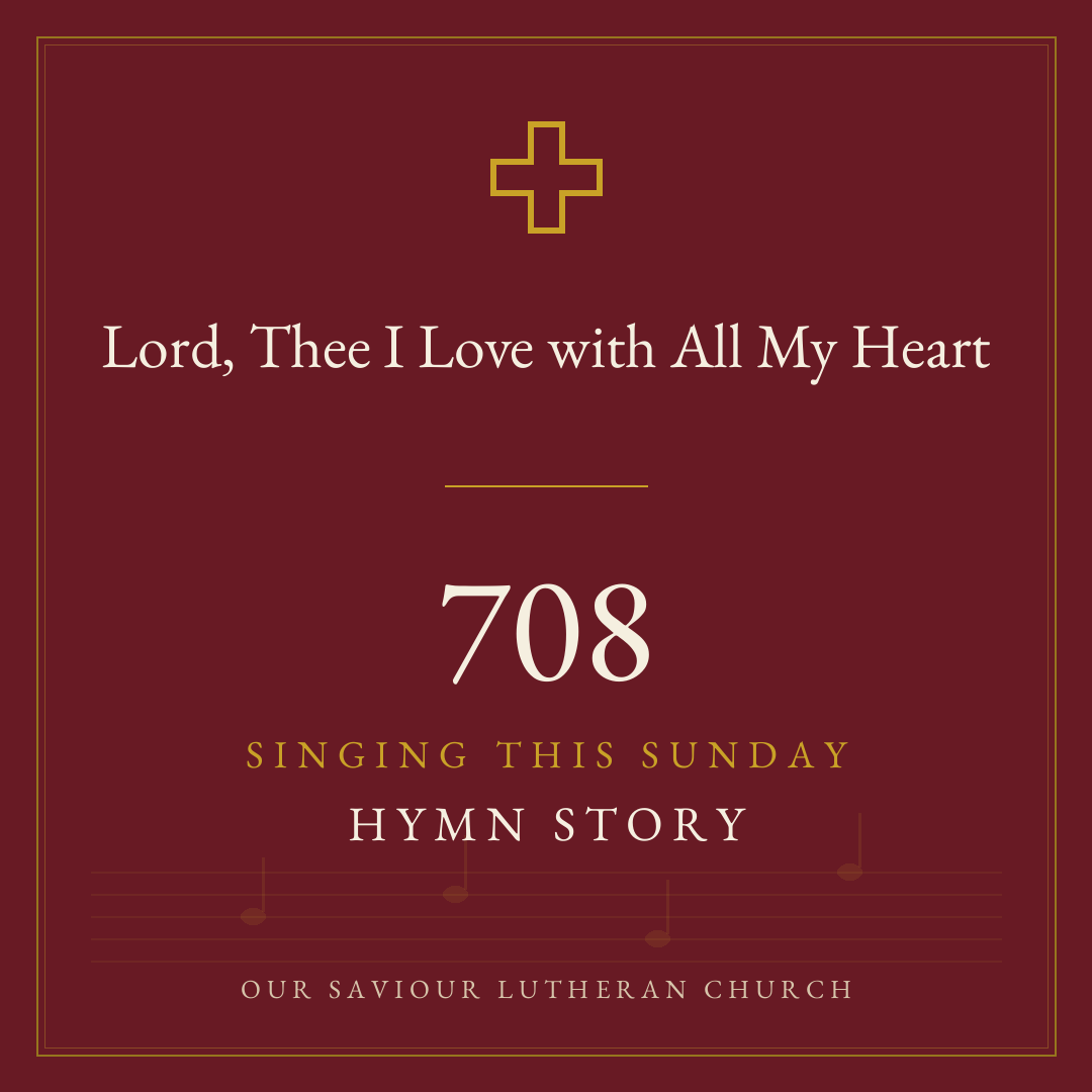 Cover art for Lord, Thee I Love with All My Heart